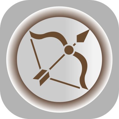 beyaz arkaplanda izole edilmiş pusula simgesi, vektör illüstrasyonu