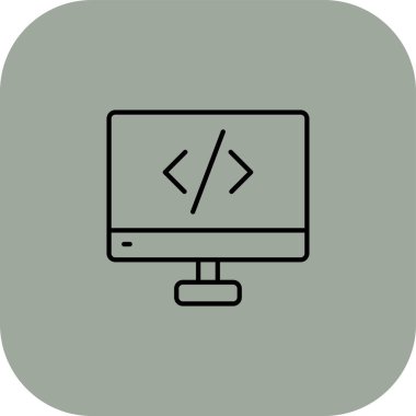 bilgisayar simgesi vektör illüstrasyonu