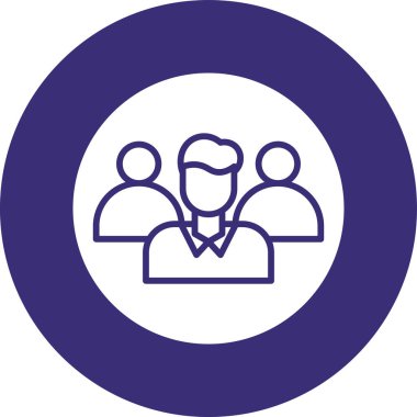 İnsan simgesinin vektör illüstrasyonu