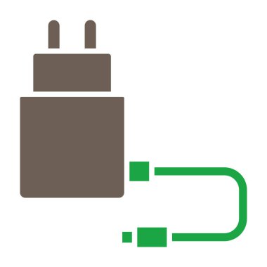 güç dolgu vektör simgesi