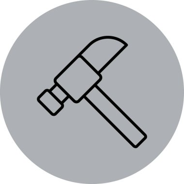 Tornavida. Web simgesi basit illüstrasyon