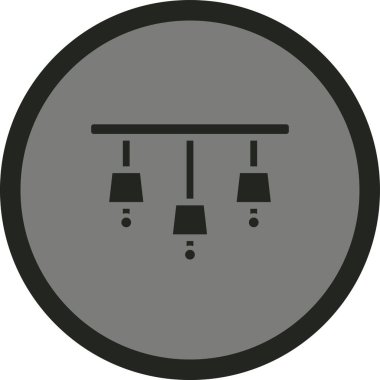 Elektrik simgesinin vektör illüstrasyonu