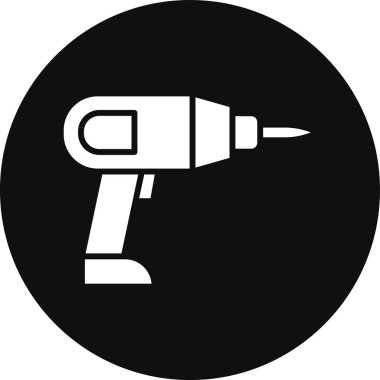 Elektrikli matkabın vektör simgesi