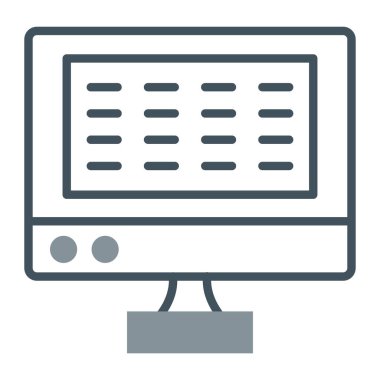 dizüstü bilgisayar web vektör illüstrasyonu