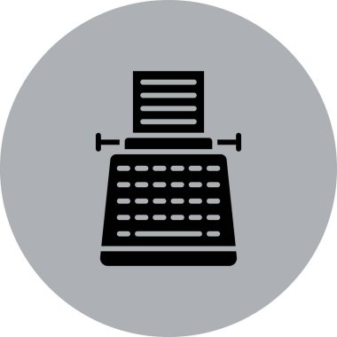 vektör daktilo simge tasarlamak