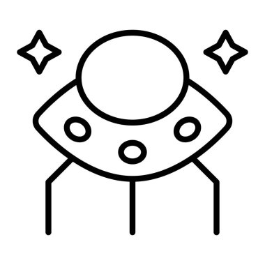 uzaylı simge tasarım vektörü