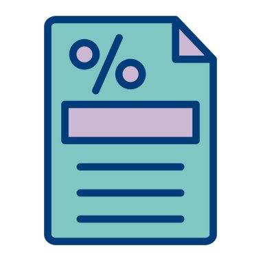 İndirim. Web simgesi basit illüstrasyon