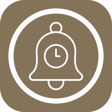 Çan Düz Vektör Simgesi