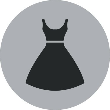 elbise simgesi, vektör illüstrasyonu