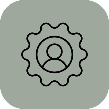 Projeniz için vektör ayarı simgesi