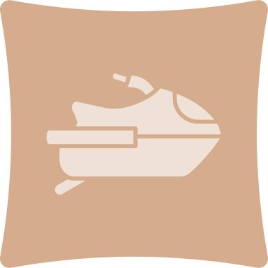 Tek bir simgenin vektör illüstrasyonu