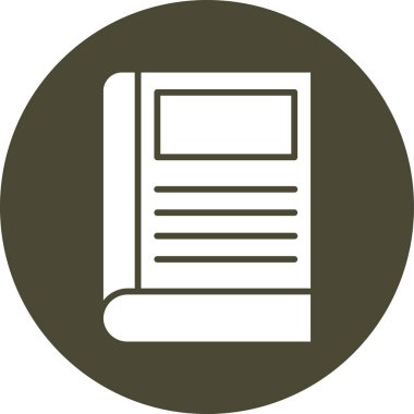 Belge. Web simgesi basit illüstrasyon