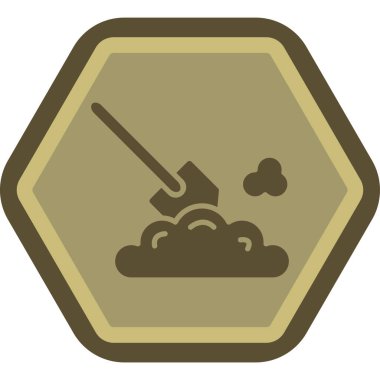 Modern bir simgenin vektör illüstrasyonu