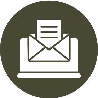 Vektör E- posta simgesi illüstrasyonu