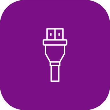 Benzersiz dolgu çizgisi vektör simgesi