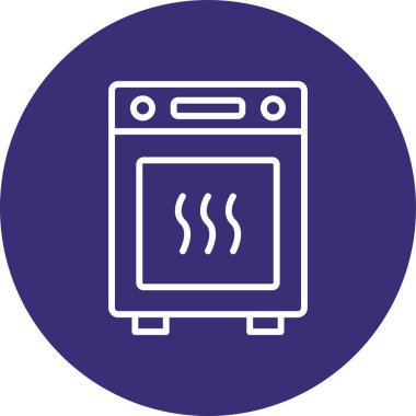 Fırın simge vektör çizim