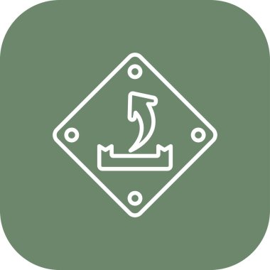 çapa simgesinin vektör illüstrasyonu