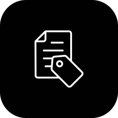 Belge simgesi soyut bir grupta izole edildi