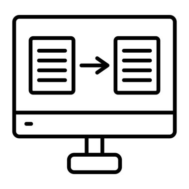 Web tasarım ikonu vektör illüstrasyonu