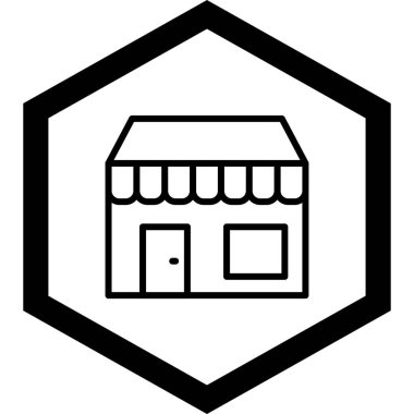 Mağaza simgesi, anahat stili