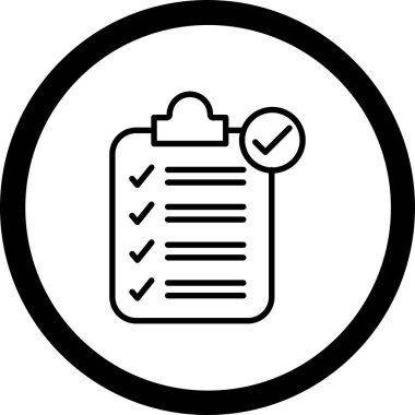 belge simgesi vektör illüstrasyonu