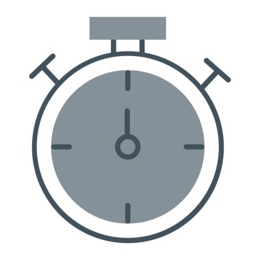 Alarm saat simgesi düz biçimli