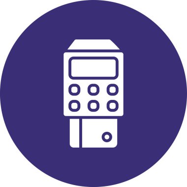 Modern otomatik simge eksikliğinin vektör illüstrasyonu