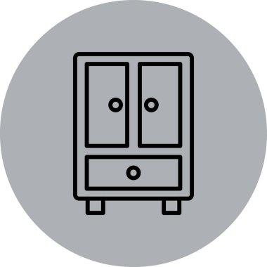 kapı simgesi vektör illüstrasyonu