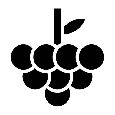 üzüm simgesi vektör illüstrasyonu