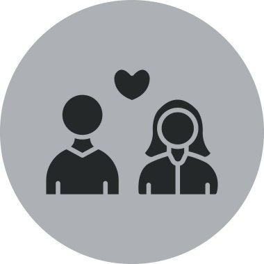 çift simge vektör illüstrasyonu