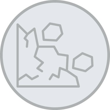 Bir harita simgesinin vektör illüstrasyonu