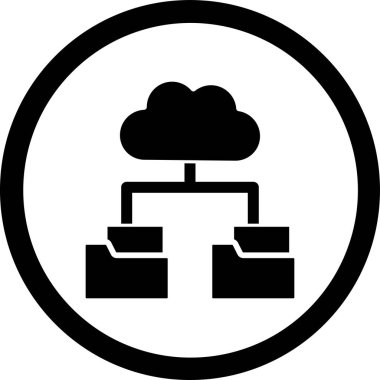 vektör Bulut simgesi illüstrasyonu