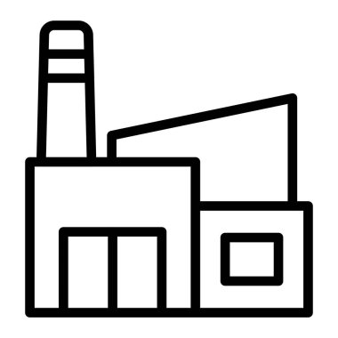 Fabrika Binası simgesi, anahat stili