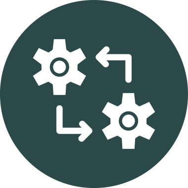 Teçhizat Web simgesi basit illüstrasyon