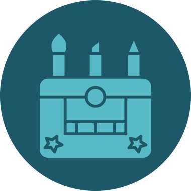 Takvim simgesi vektör illüstrasyonu