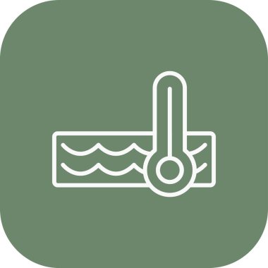 Su bırakma simgesinin vektör illüstrasyonu