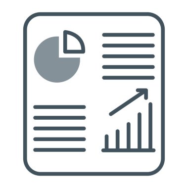 veri analiz çizelgesi simgesi. beyaz arkaplanda izole edilmiş web tasarımı için özet veri şeması raporlama vektör sembolü