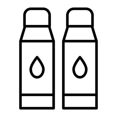 su şişesi ikonu vektör çizimi tasarımı