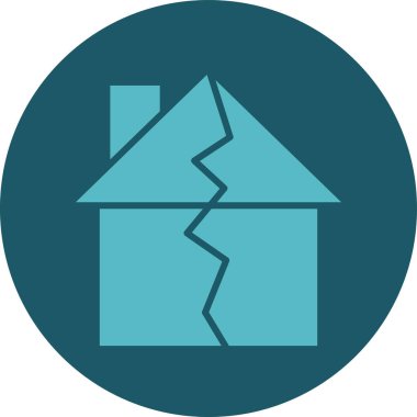 Moda Biçimli Ev Simgesi İzole Arkaplan