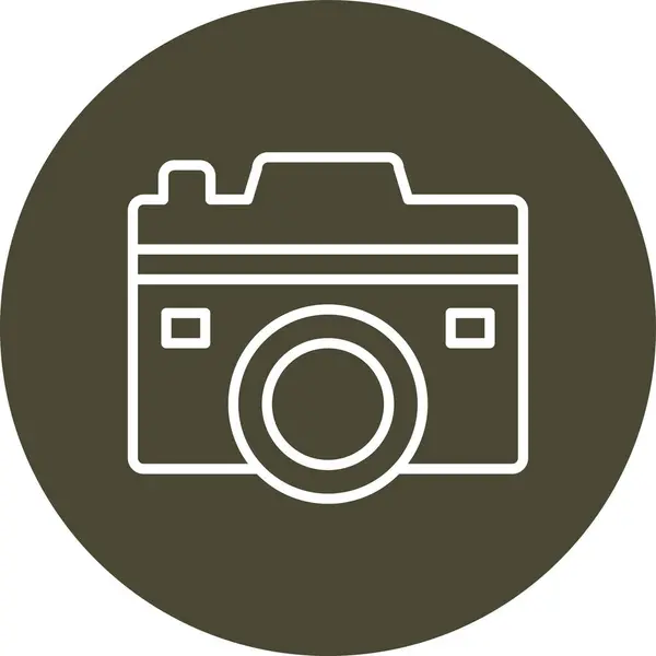 fotoğraf makinesi simgesi, vektör illüstrasyonu