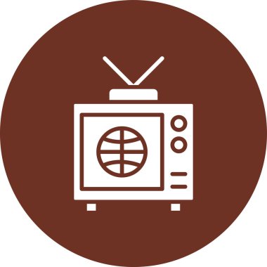 TV vektör simgesi kolayca düzenleyebilir ya da değiştirebilir