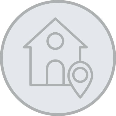 Vektör ev web simgesi