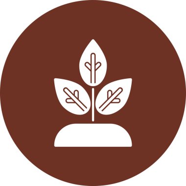 Ağaç simgesinin vektör illüstrasyonu