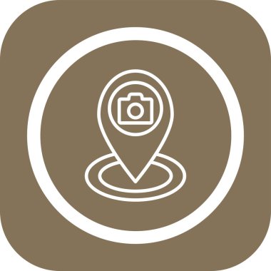 konum çizgisi çember vektör dizaynı