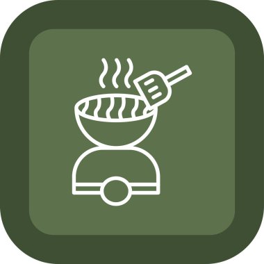 Yemek pişirmenin vektör çizimi