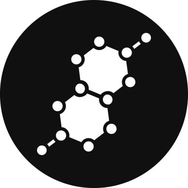 vector illustration of a molecule icon