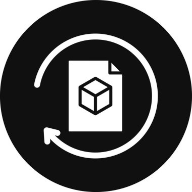 kutu simgesi vektör illüstrasyonu