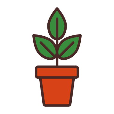 Esrar simgesine sahip bitki izole, vektör illüstrasyon grafik tasarımı