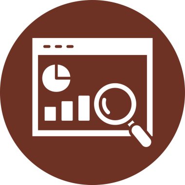 seo modern simgesinin vektör illüstrasyonu