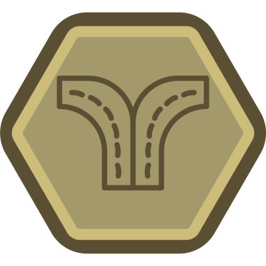 Pusula. Web simgesi basit illüstrasyon